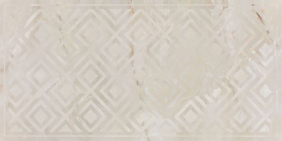 Seranit 60X120 Voltera Frame Bej Dekor Fon Parlak – Seranit