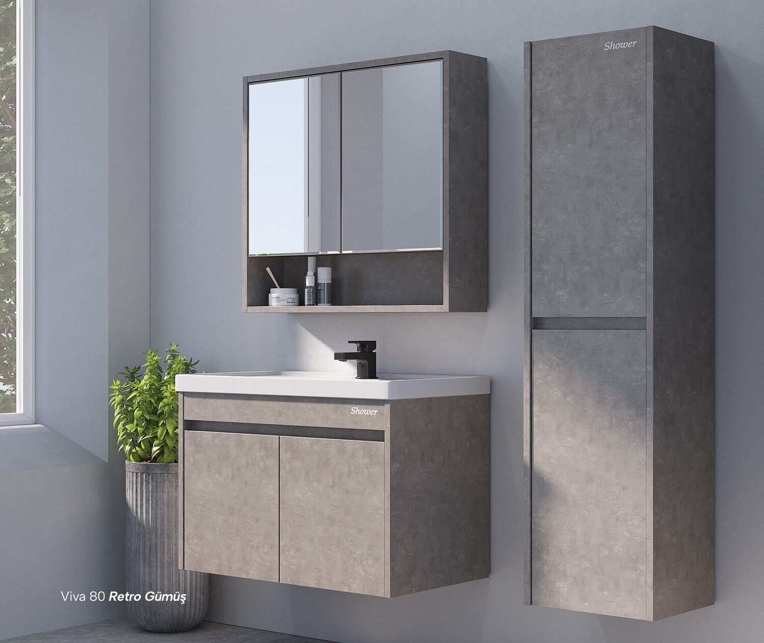 Shower Viva 70 – Banyo Mobilyaları