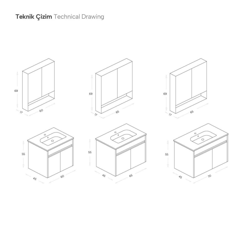 Shower Viva 70 – Banyo Mobilyaları