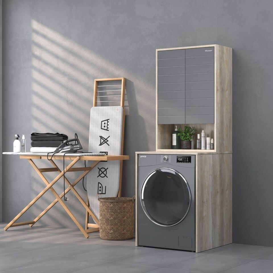 Shower Vesta Camasır Makinesi Dolabı