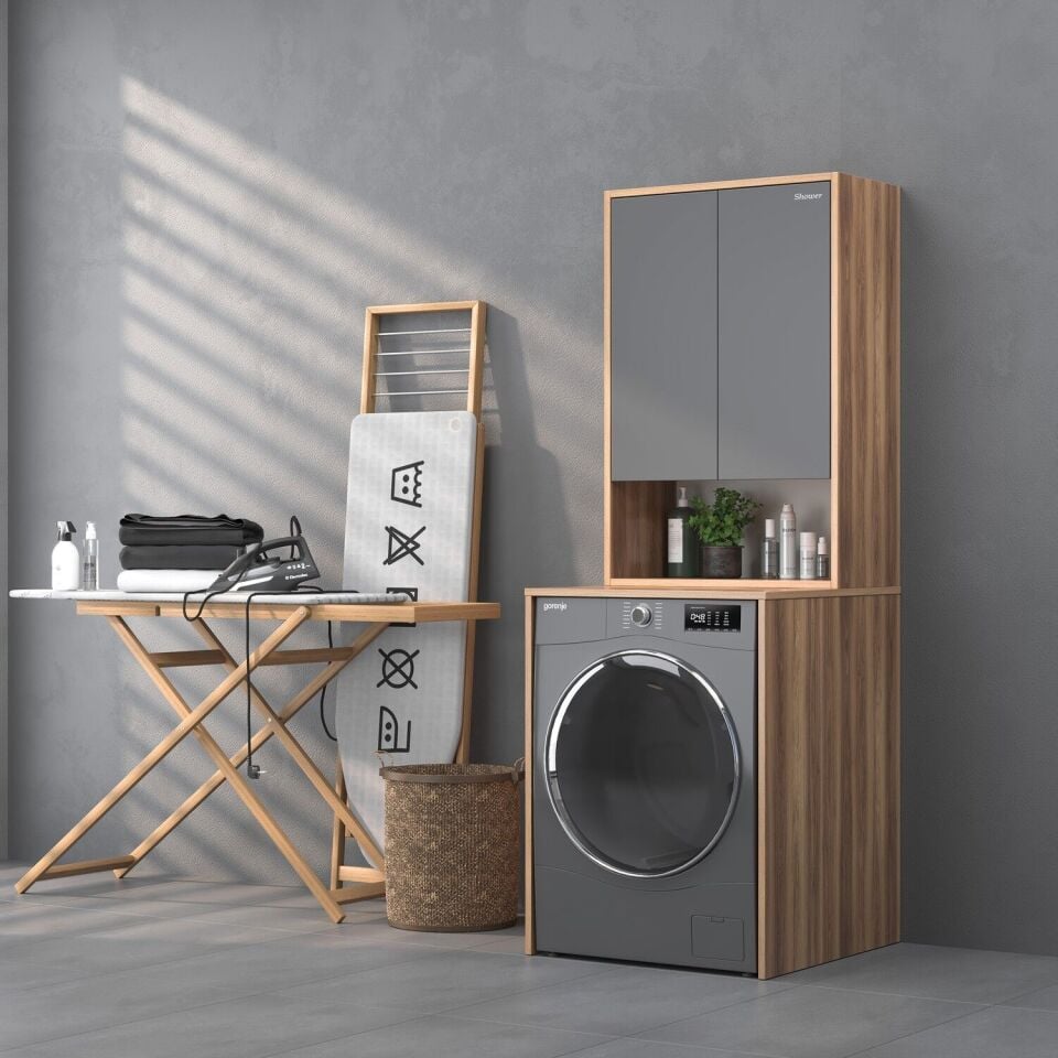 Shower Venus Çamaşır Makinesi Dolabı