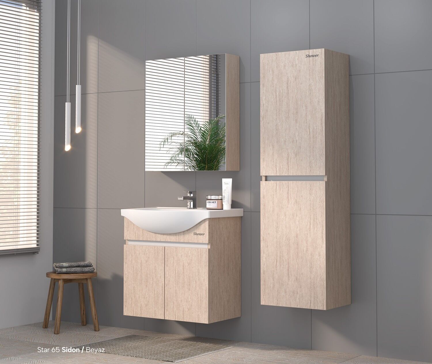 Shower Star 65 – Banyo Mobilyaları