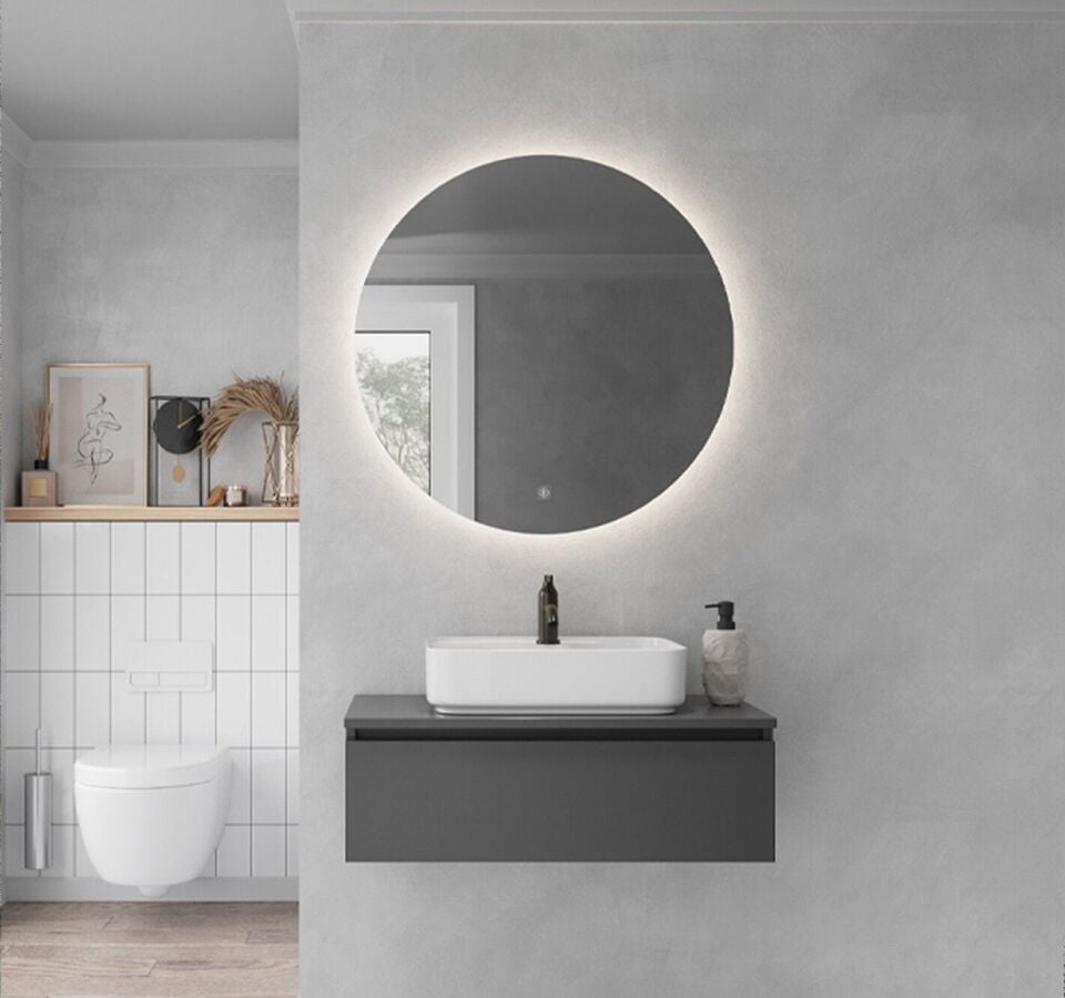 Shower Nil 80+80 Alt Modül – Banyo Mobilyaları