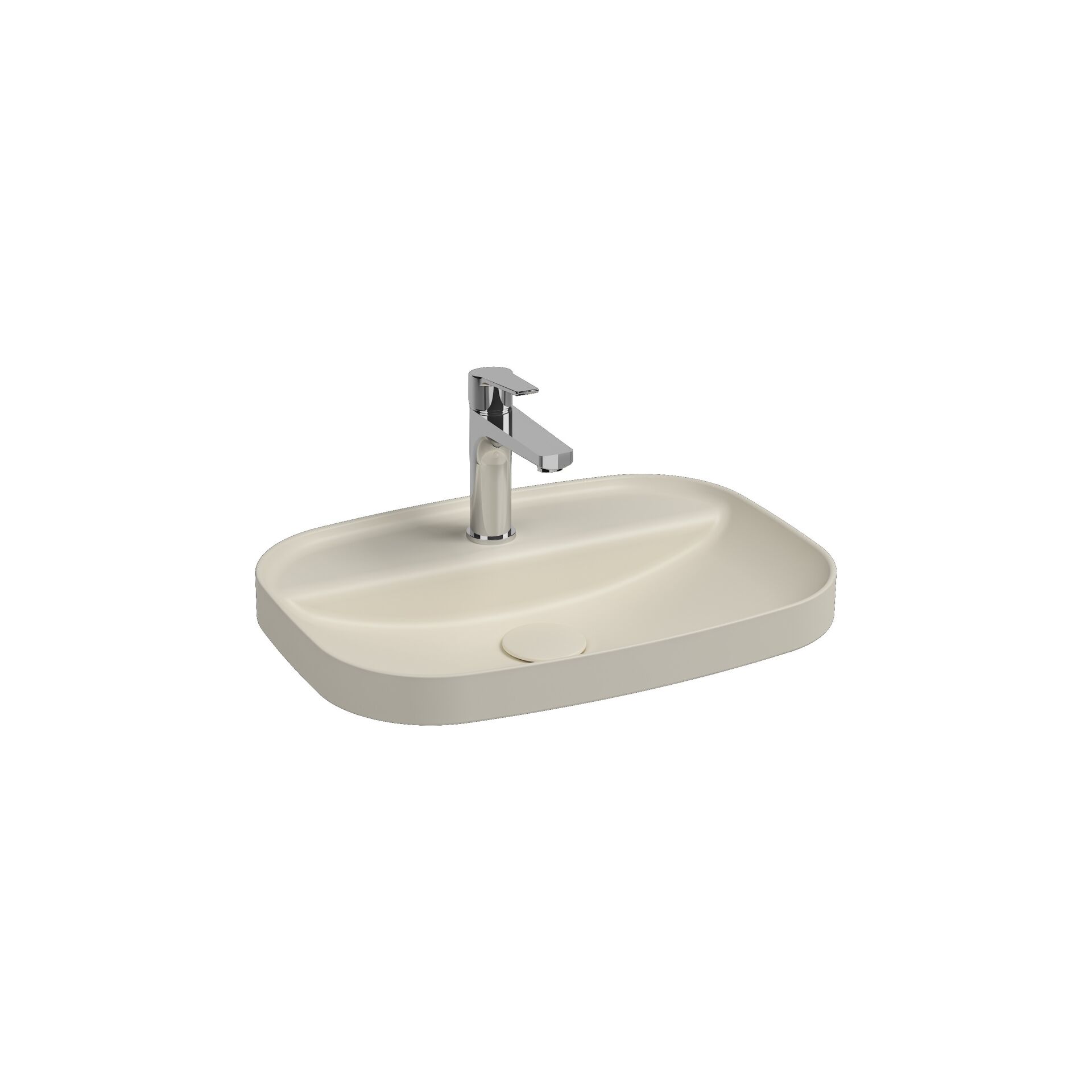 İsvea Infinity Inset Lavabo 55 cm Fildişi 10NFS50K55I