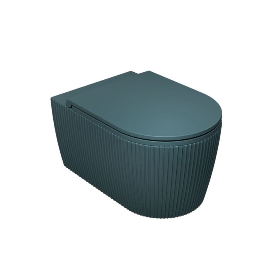 İsvea Sintesi Asma Klozet Petrol Yeşili 10SI02001-2P ( KAPAKSIZ )