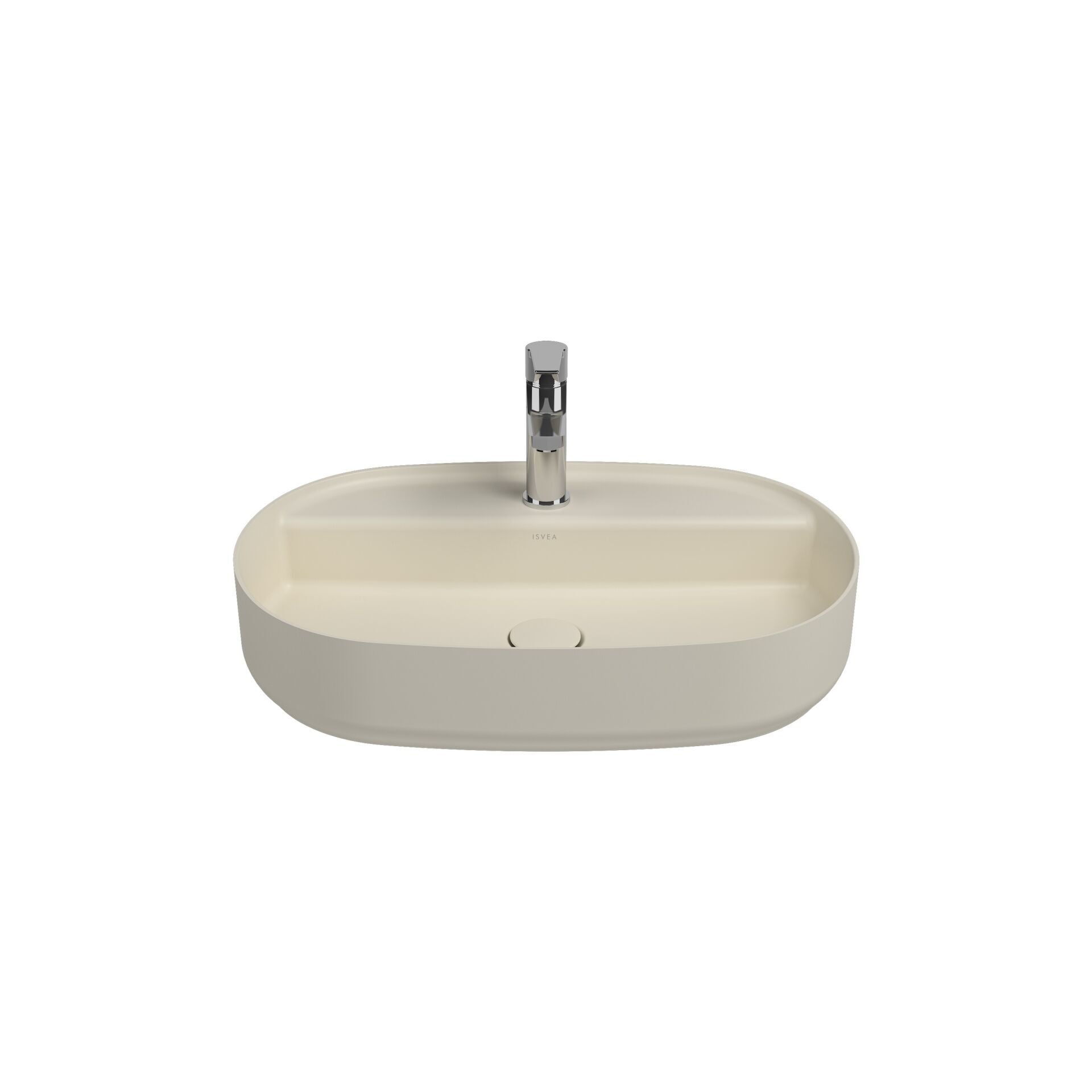 İsvea Infinity Tezgah Üstü Lavabo 60 cm Fildişi 10NFS65K60I – Vitrifiye