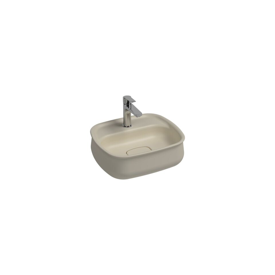 İsvea Fluido Tezgah Üstü Lavabo 47 cm Fildişi 10FDS6551I