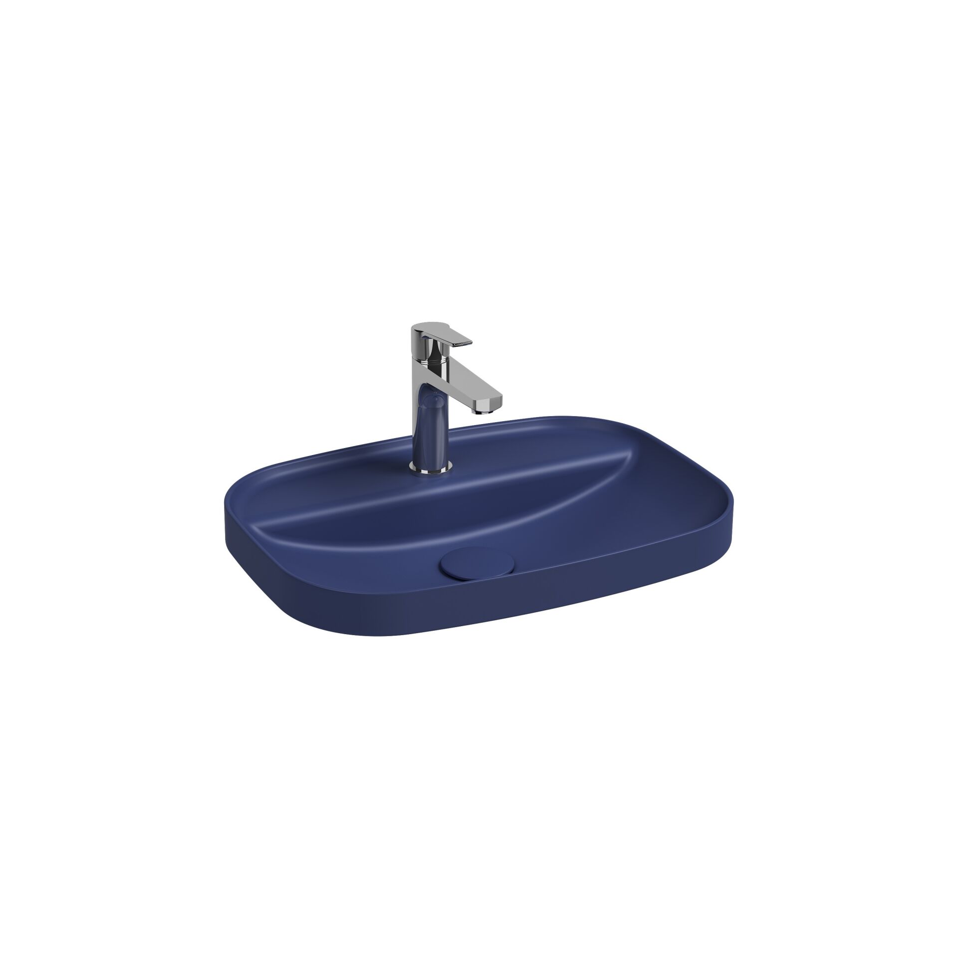 İsvea Infinity Inset Lavabo 55 cm Isvea Mavisi 10NFS50Z55I
