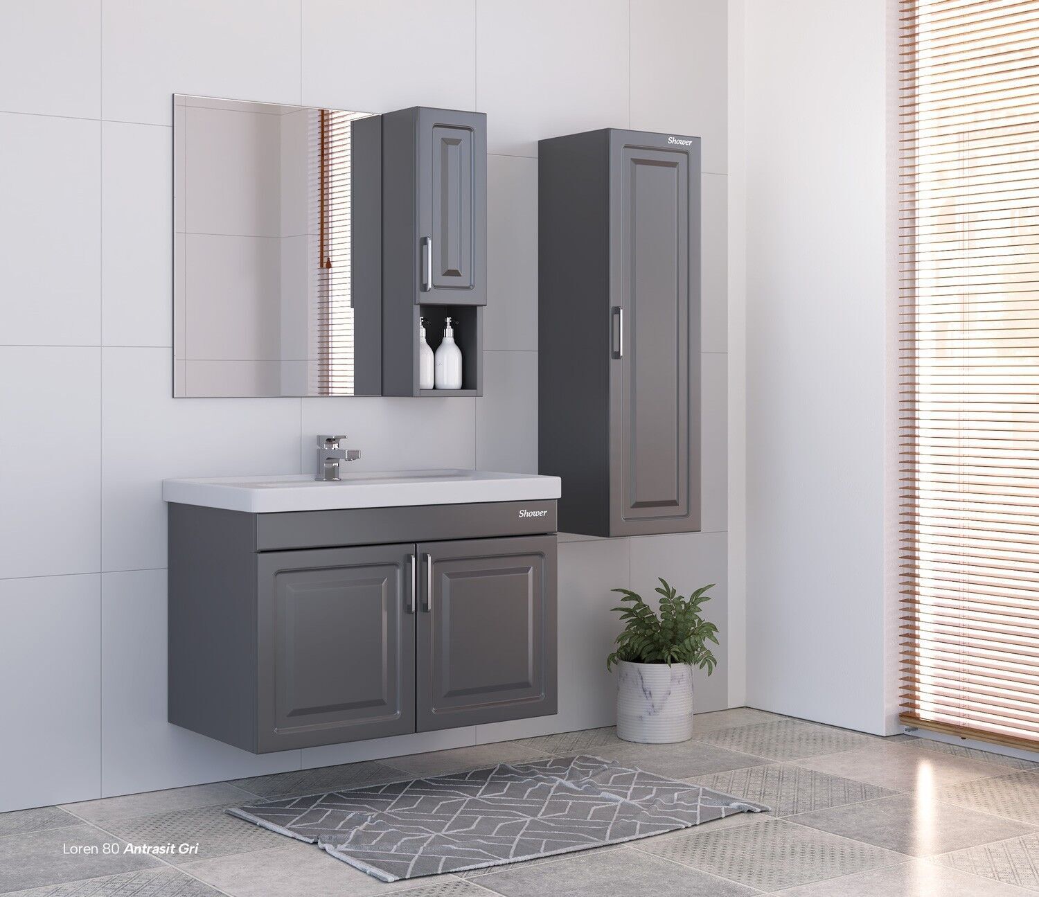 Shower Loren 60 – Banyo Mobilyaları