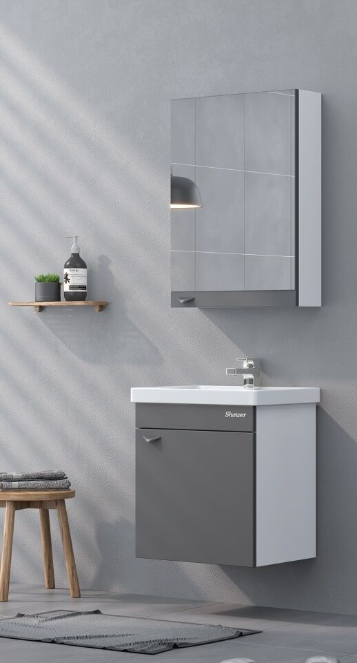 Shower Loft Dolaplı Ayna – Banyo Mobilyaları