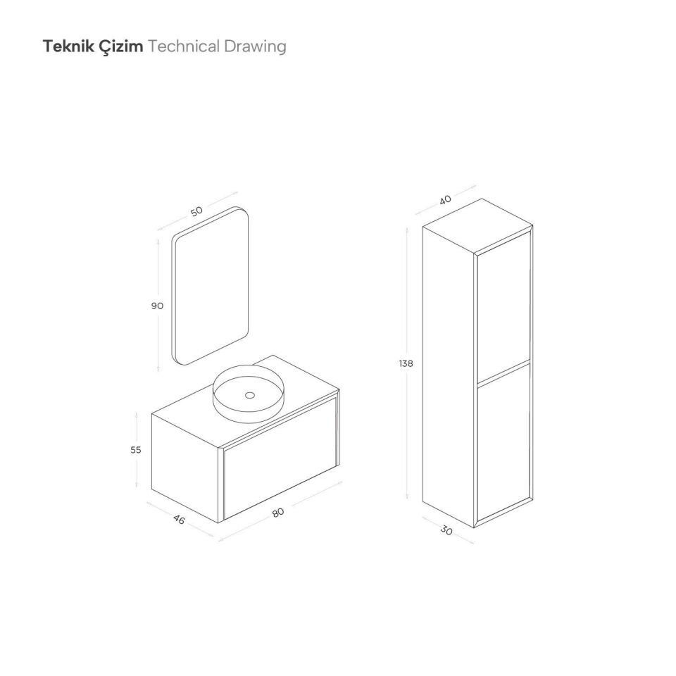 Shower Line 80 – Banyo Mobilyaları