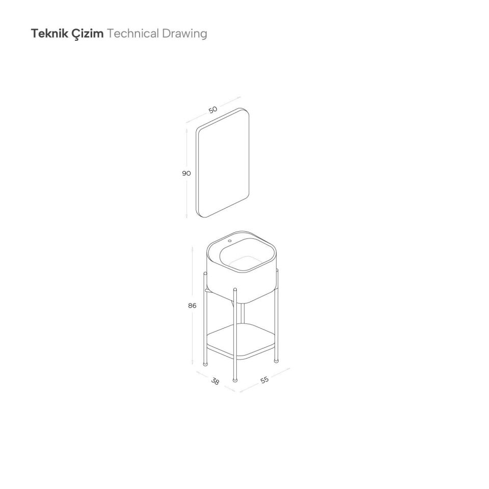 Shower Iron 3 – Banyo Mobilyaları