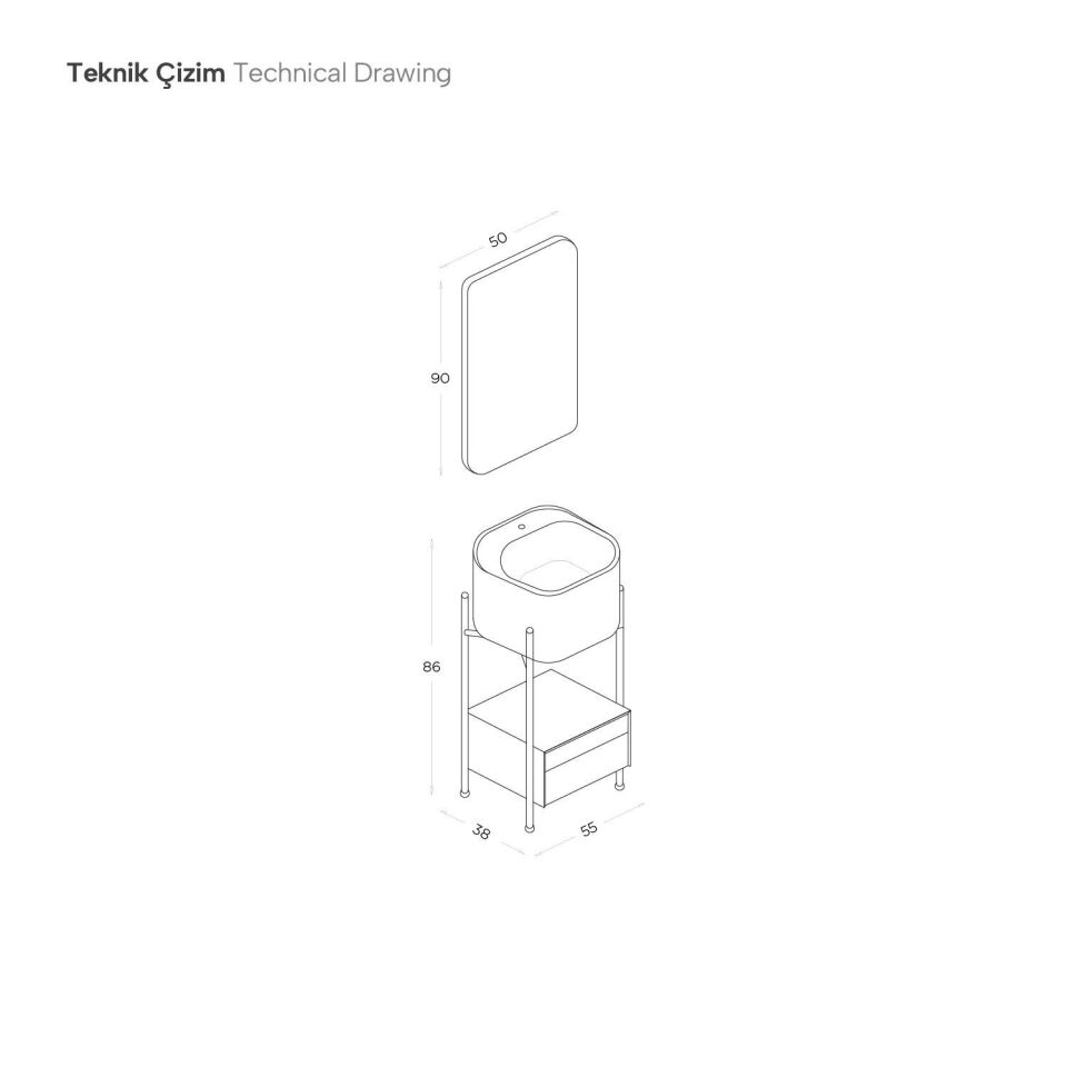 Shower Iron 2 – Banyo Mobilyaları