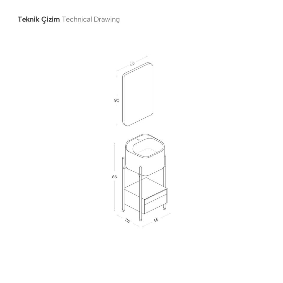 Shower Iron 2 – Banyo Mobilyaları