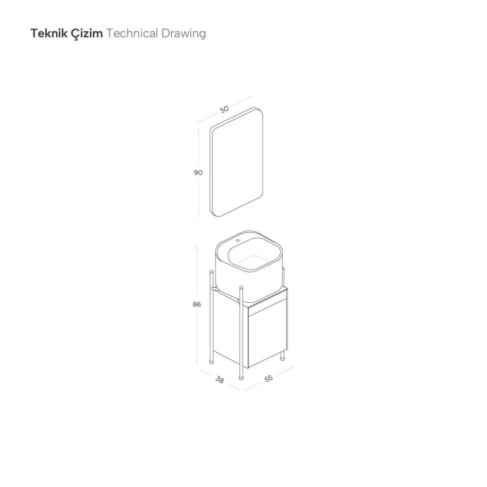 Shower Iron 1 – Banyo Mobilyaları